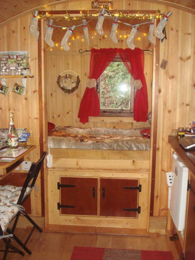 'Morris' The Shepherd'S Hut With Woodland Hot Tub 카마던 외부 사진